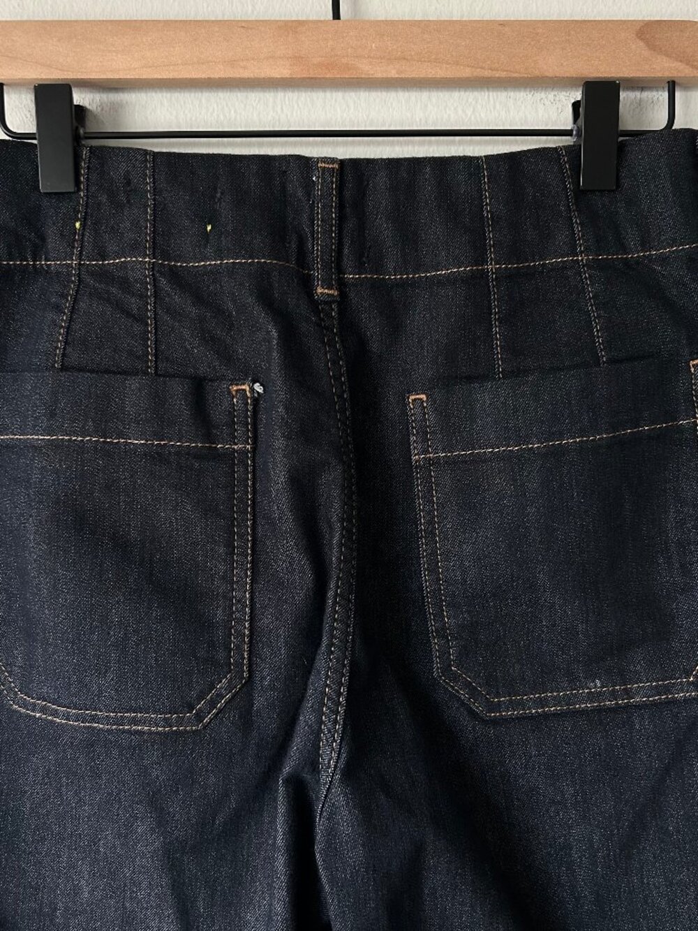 Maeve Anthropologie Colette Wide Leg Cropped Jeans Women 28 Dark Wash - Picture 6 of 11